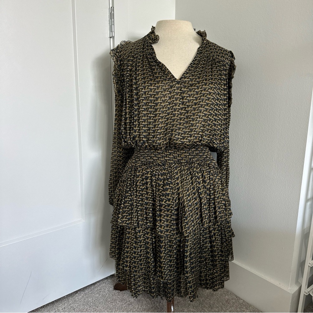 Zadig & Voltaire Rulie Chiffon Mini Dress womens size small NWOT - Picture 3 of 15
